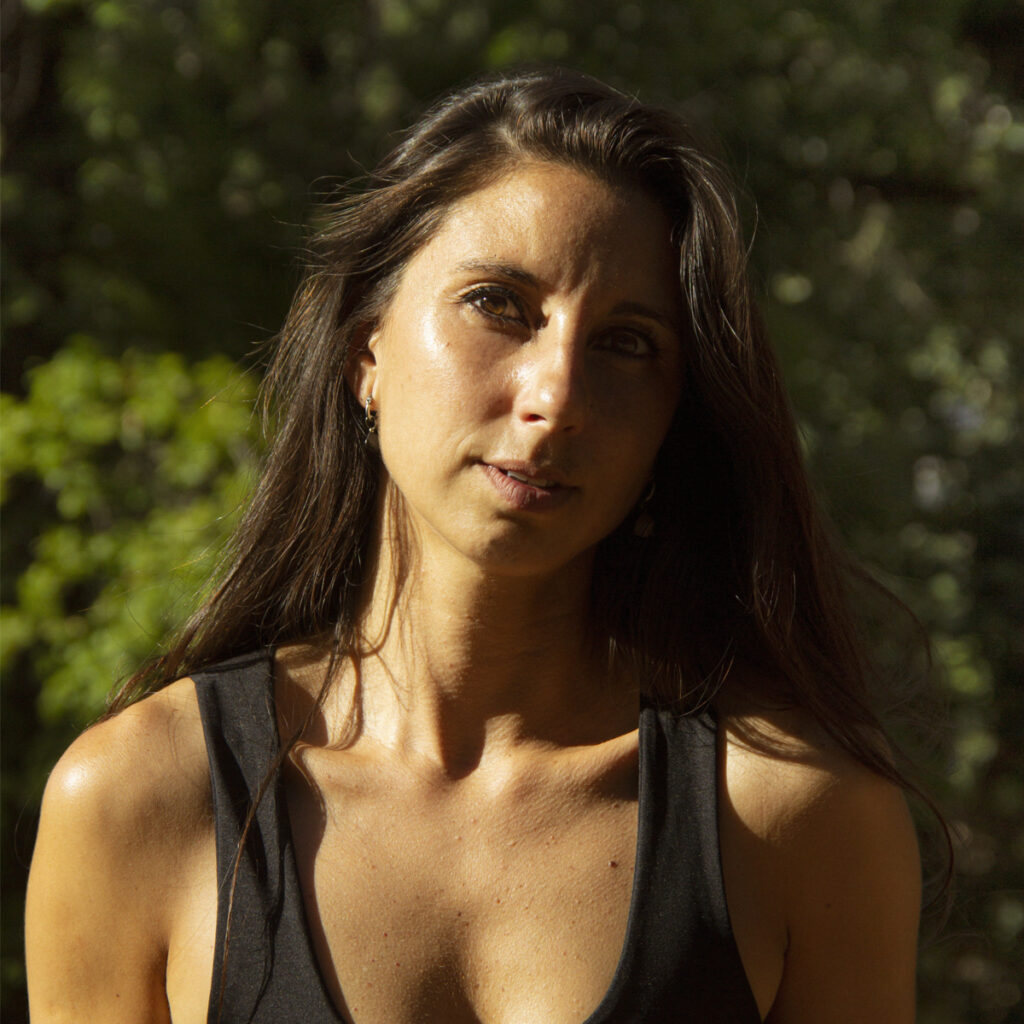 Fotografia de la profesora de yoga